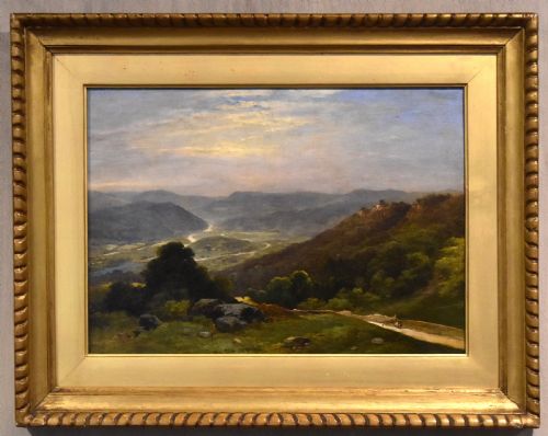 LANDSCAPE OIL PAINTING BY EDWARD PRICE 18001885 - ADDITIONAL PHOTO 1
