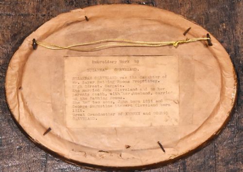 GEORGIAN NEEDLEWORK OF A PARROT BY SUSANNAH CLEVELAND - ADDITIONAL PHOTO 4