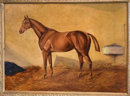 HORSE OIL PAINTING JOSHUA BY GEORGE PAICE 18541925 - ADDITIONAL PHOTO 5