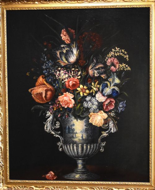 EIGHTEENTH CENTURY STILL LIFE OIL PAINTING - ADDITIONAL PHOTO 2