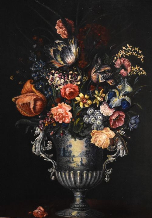 EIGHTEENTH CENTURY STILL LIFE OIL PAINTING - ADDITIONAL PHOTO 3