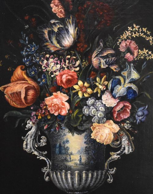 EIGHTEENTH CENTURY STILL LIFE OIL PAINTING - ADDITIONAL PHOTO 4