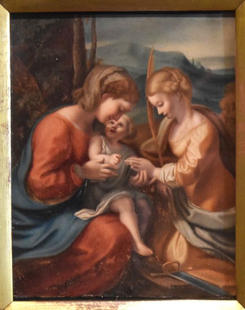 SUPERB ITALIAN WATERCOLOUR AFTER CORREGGIO - ADDITIONAL PHOTO 4