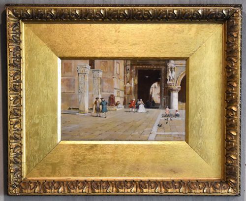 OIL PAINTING OF VENICE BY WILLIAM HENRY JOBBINS - ADDITIONAL PHOTO 1