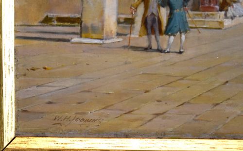OIL PAINTING OF VENICE BY WILLIAM HENRY JOBBINS - ADDITIONAL PHOTO 5