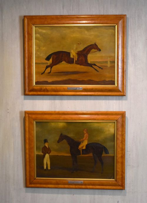 A PAIR OF PAINTED PRINTS AFTER JOHN FREDERICK HERRING SNR