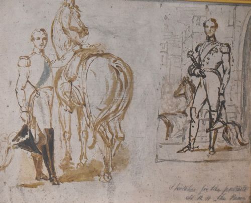 ORIGINAL SKETCHES OF PRINCE ALBERT BY JOHN LUCAS 18071874 - ADDITIONAL PHOTO 4