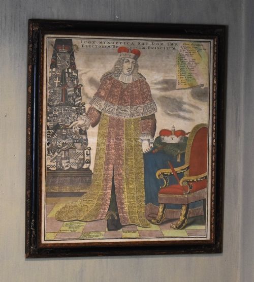 EIGHTEENTH CENTURY PRINT RELATING TO THE HOLY ROMAN EMPIRE