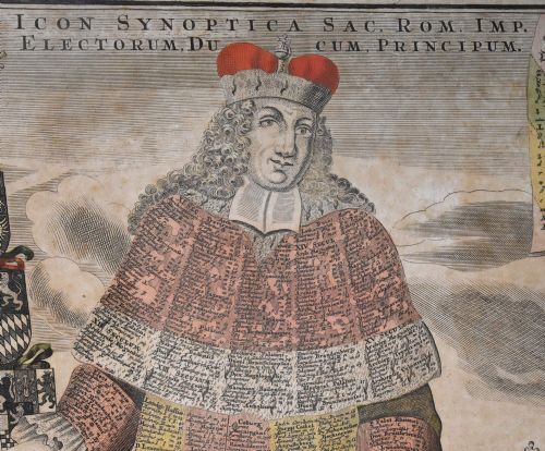 EIGHTEENTH CENTURY PRINT RELATING TO THE HOLY ROMAN EMPIRE - ADDITIONAL PHOTO 4