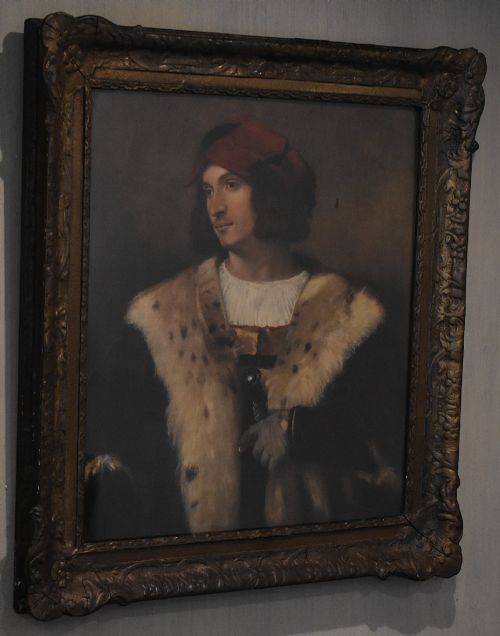 FINE PRINT OF MAN WITH A RED CAP AFTER TITIAN - ADDITIONAL PHOTO 1