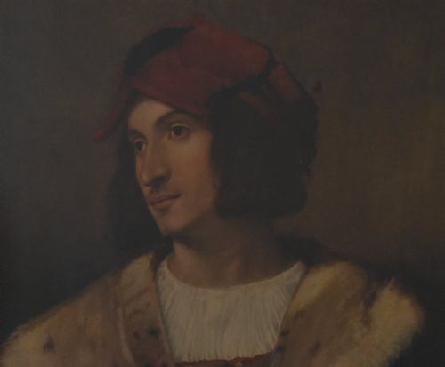 FINE PRINT OF MAN WITH A RED CAP AFTER TITIAN - ADDITIONAL PHOTO 4