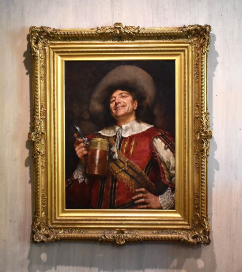CAVALIER PORTRAIT OIL PAINTING BY WILLIAM ARTHUR BREAKESPEARE