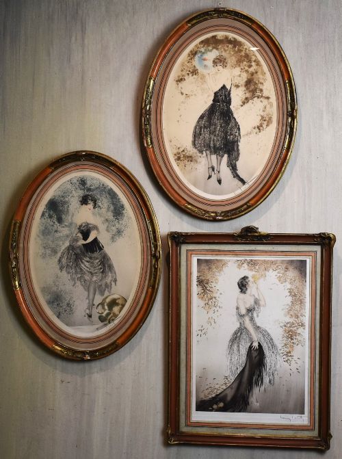 FINE SET OF THREE PRINTS BY LOUIS ICART - ADDITIONAL PHOTO 1