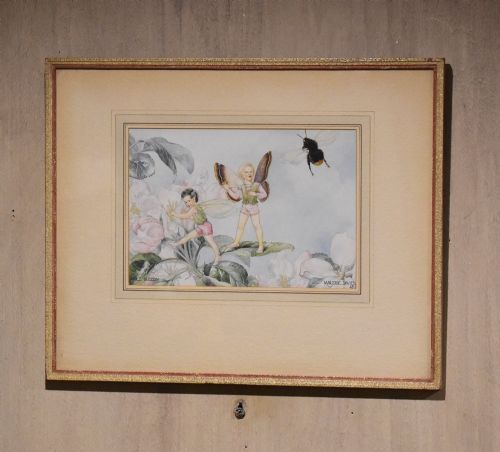 Flower Fairy Watercolour ‘Apple Blossom’ by Marjorie L Davies
