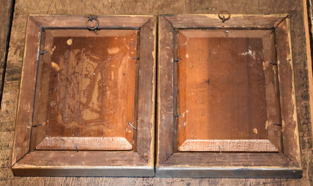 Pair of miniature oils by Raymond Louis Charmaison View IX