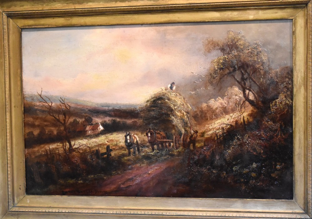 ‘On the Sussex Downs’ landscape oil painting View III