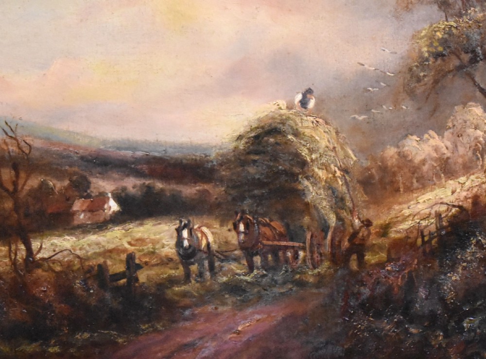 ‘On the Sussex Downs’ landscape oil painting View V