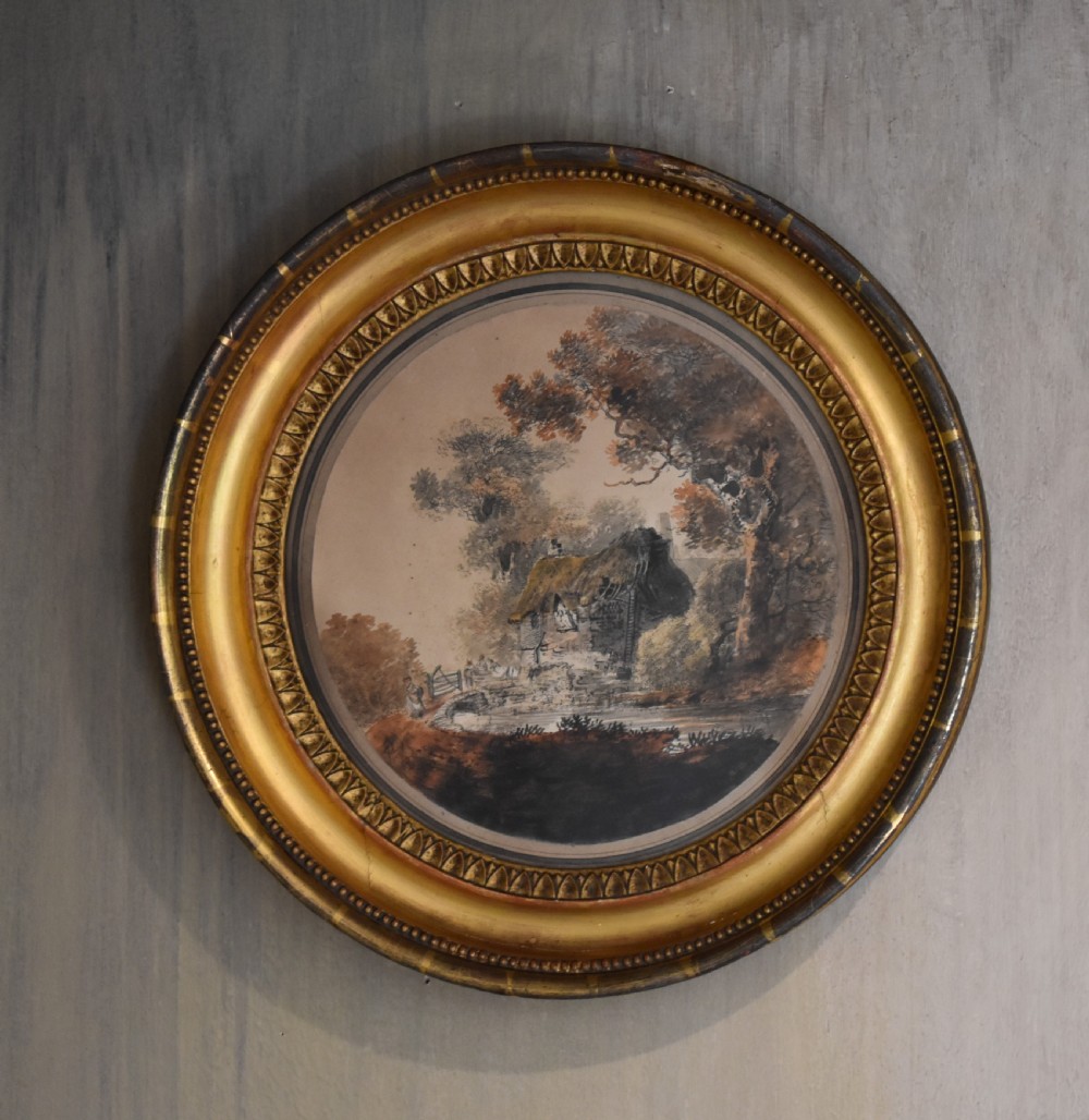 Cottage watercolour by William Payne 1760-1830