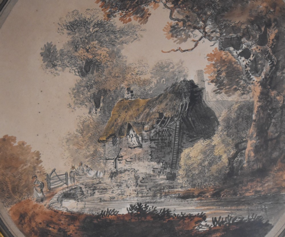 Cottage watercolour by William Payne 1760-1830 View IV