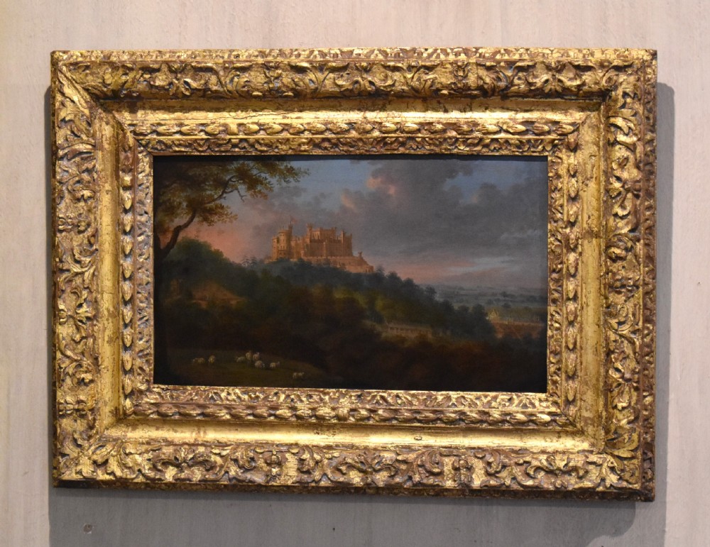 Landscape oil painting of Belvoir Castle