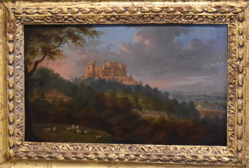 Landscape oil painting of Belvoir Castle View III