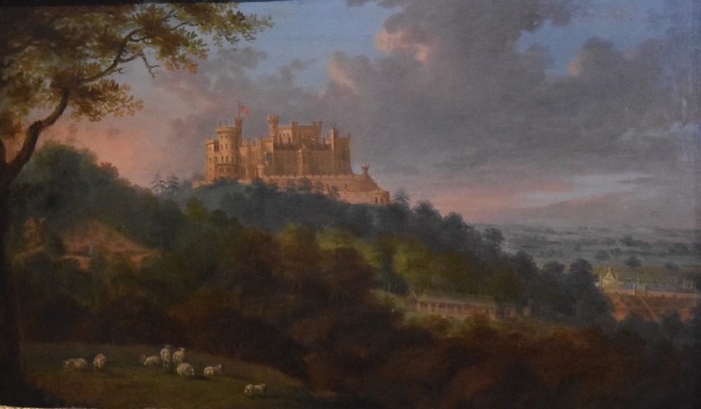 Landscape oil painting of Belvoir Castle View IV