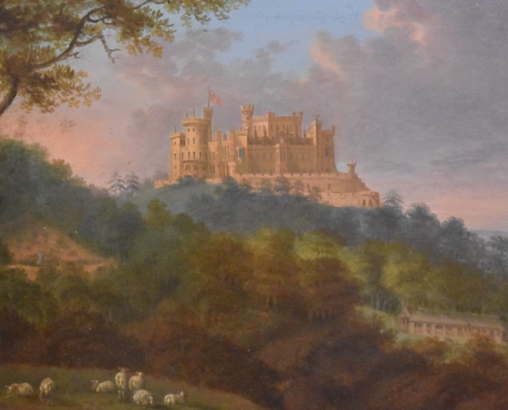 Landscape oil painting of Belvoir Castle View V