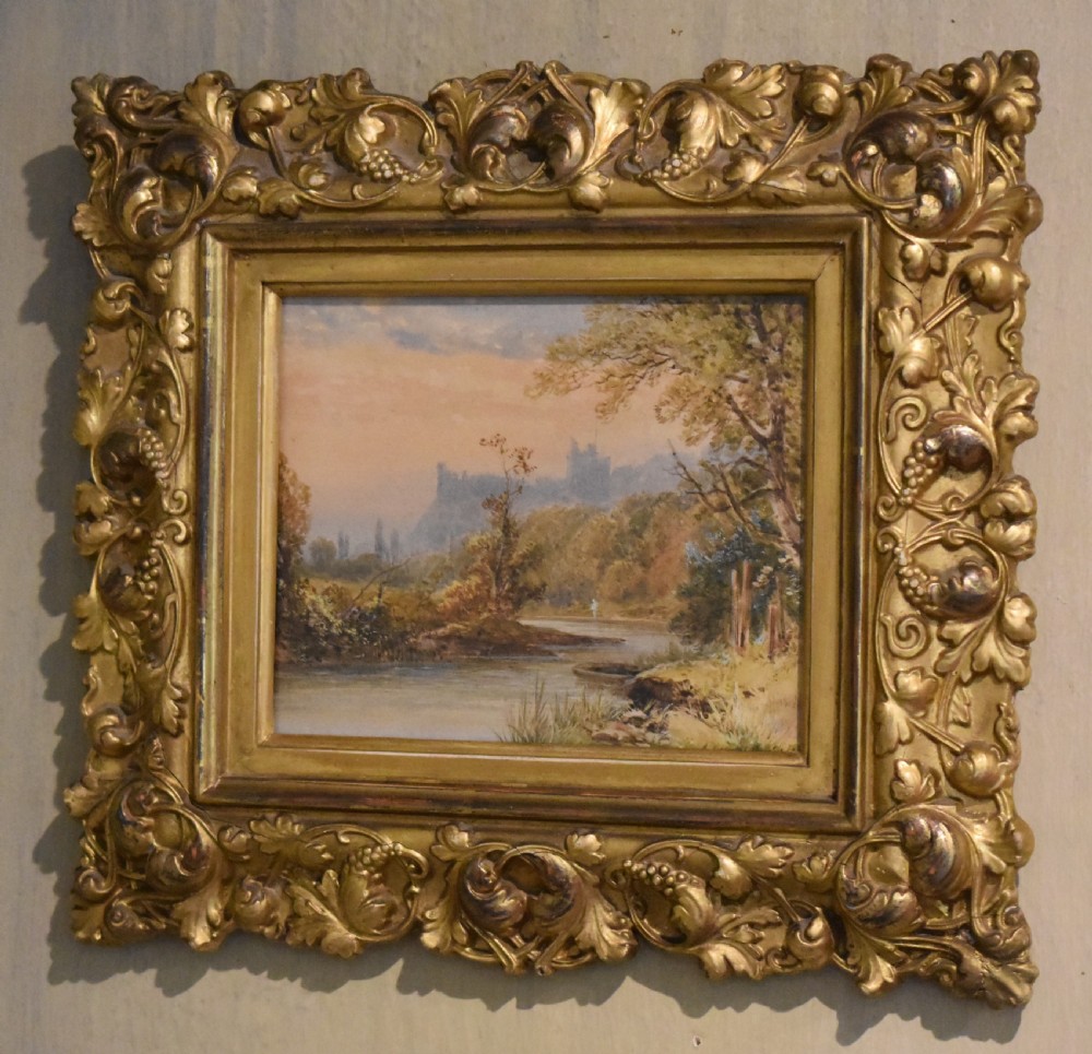 A fine pair of watercolour paintings by James Burrell Smith View VI