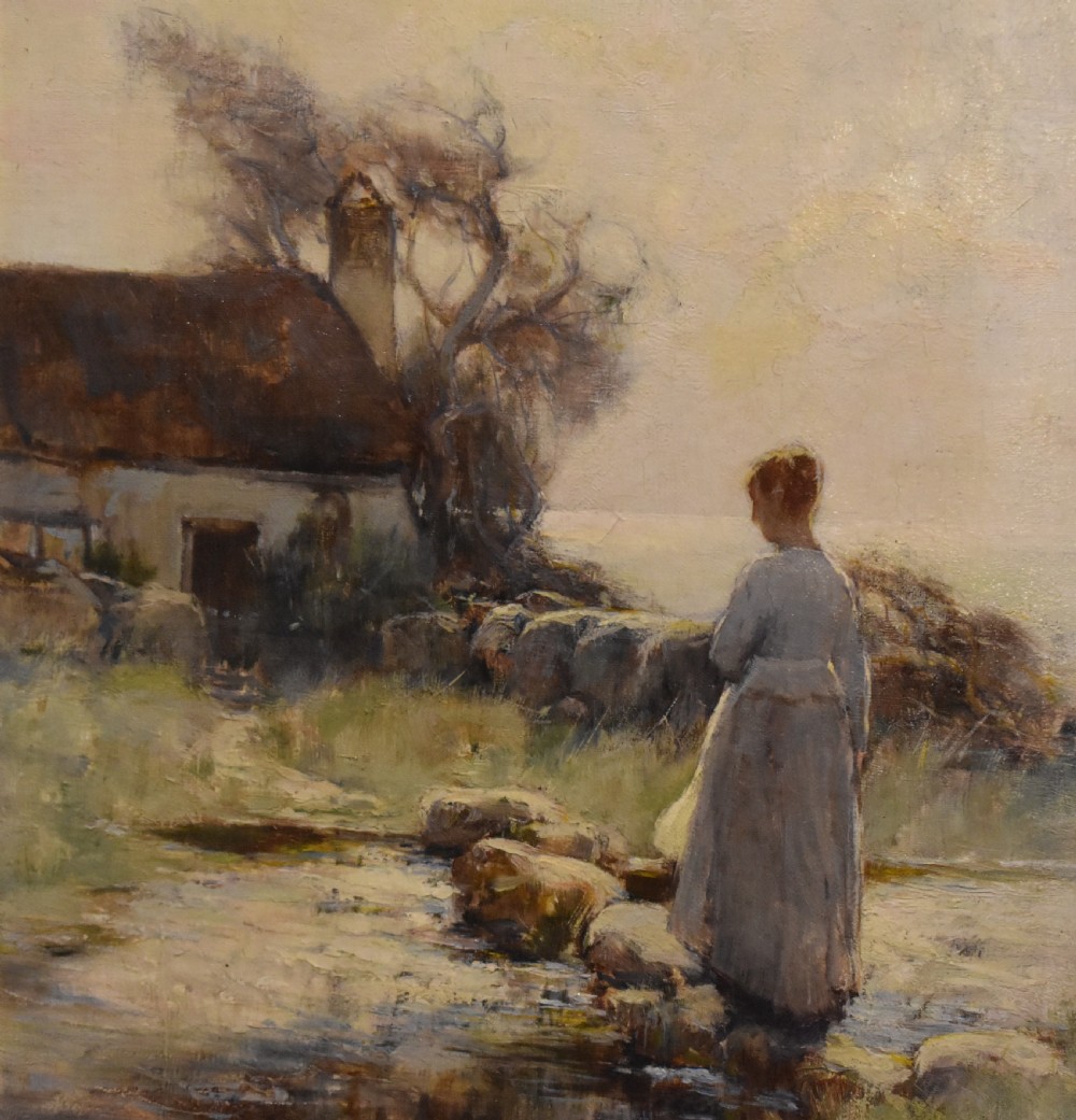 Oil painting ‘Near Branscombe’ by Adam E Proctor View V