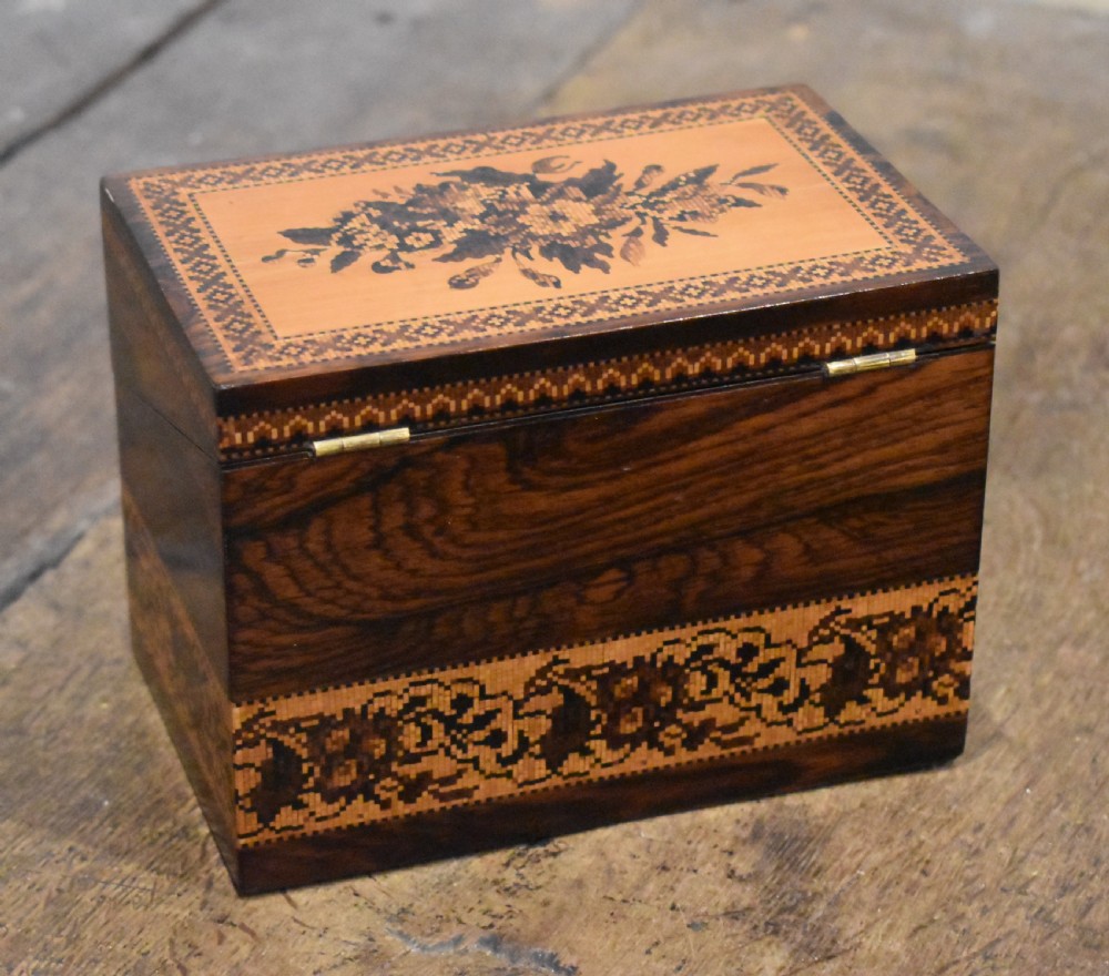 Tunbridge ware stationery box by Edmund Nye View III