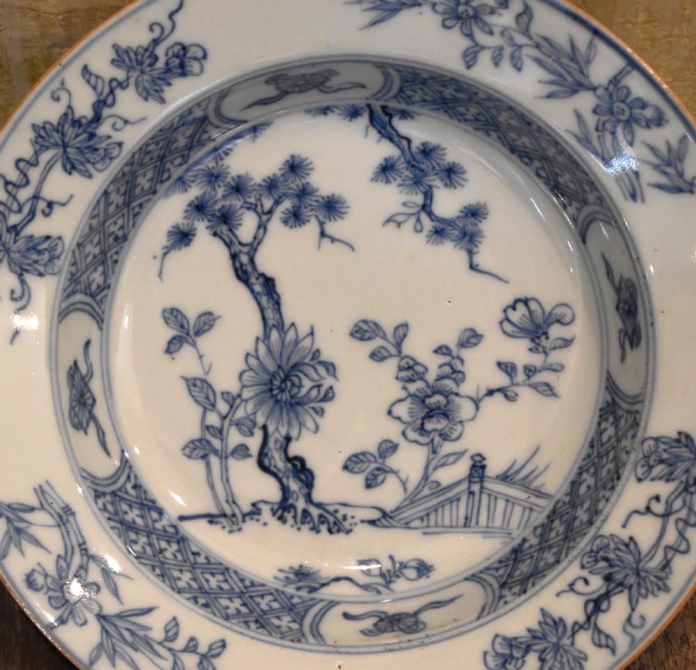 Small Chinese blue and white dish View VII