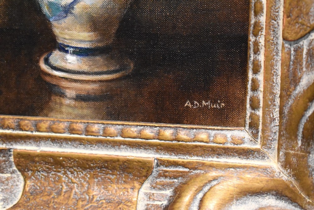 Scottish still life oil painting by Anne D Muir View V