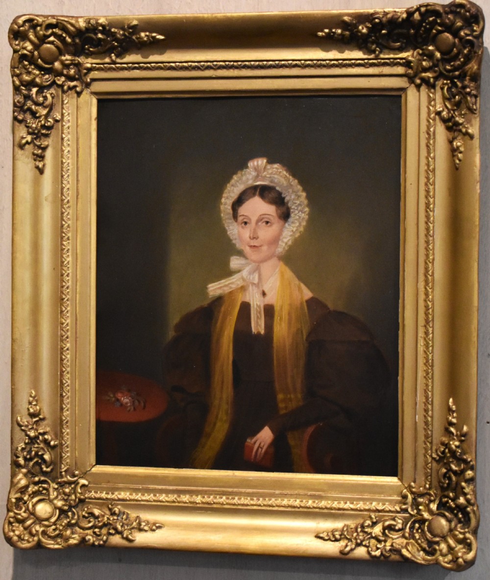 Victorian oil portrait of a lady View II