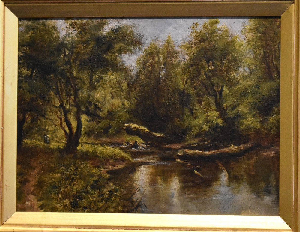 Miniature landscape oil painting by Charles Branwhite View III