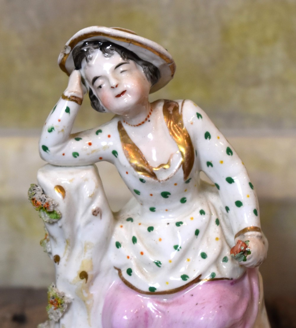 A pair of Staffordshire figures by Lloyd of Shelton View III