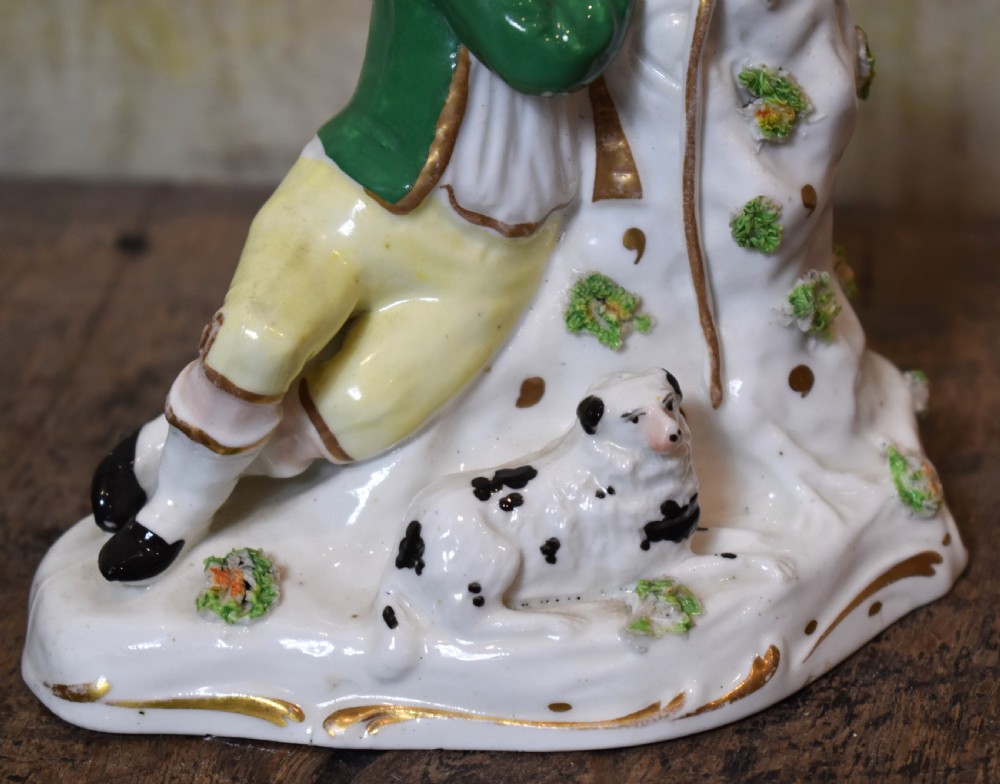 A pair of Staffordshire figures by Lloyd of Shelton View IX