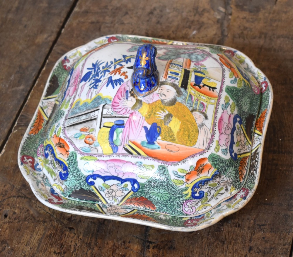 Rare Mason’s Mandarin pattern tureen