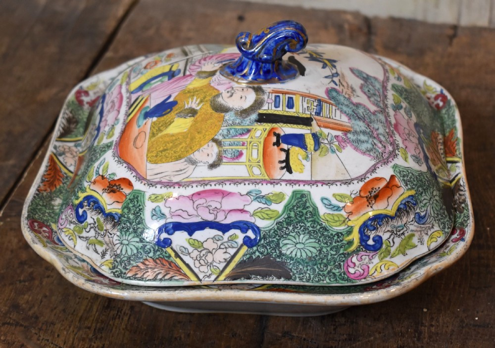 Rare Mason’s Mandarin pattern tureen View III