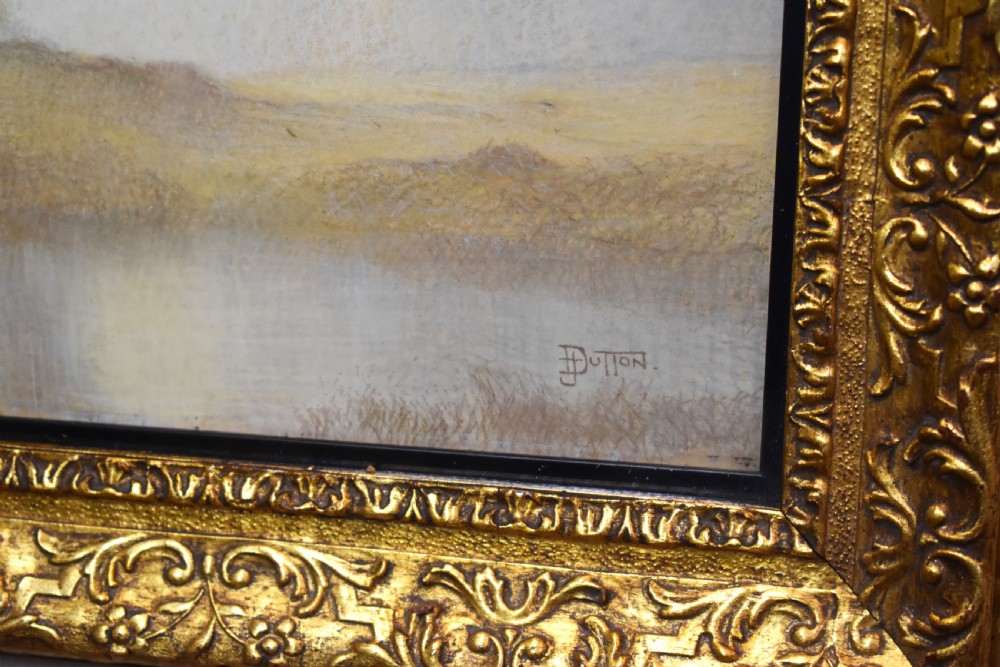 Morning mists pastel landscape by H.J.Dutton View V