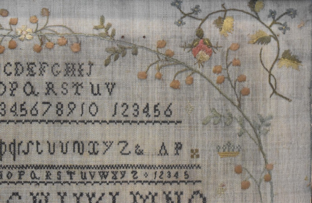 Georgian sampler by Ann Palmer 1797 View VII