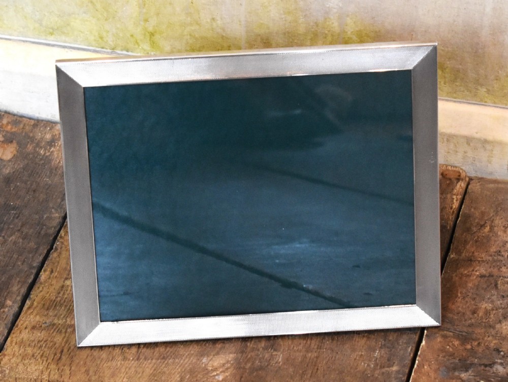 Vintage large silver photo frame