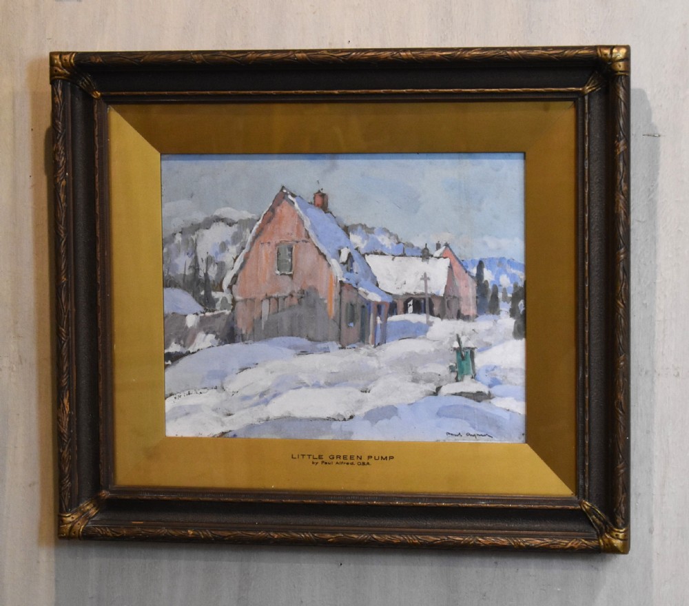Pair of Canadian landscape paintings by Paul Alfred 1892-1959 View III