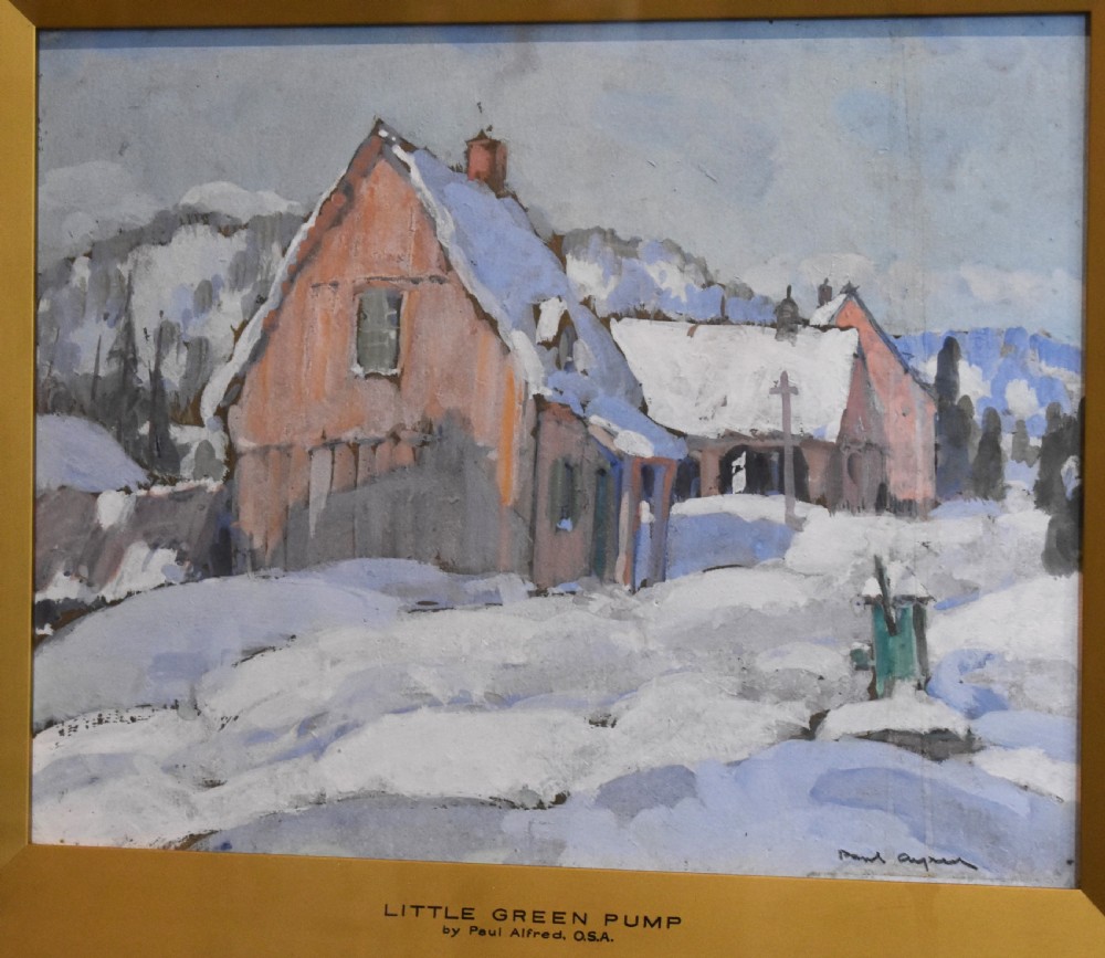 Pair of Canadian landscape paintings by Paul Alfred 1892-1959 View V