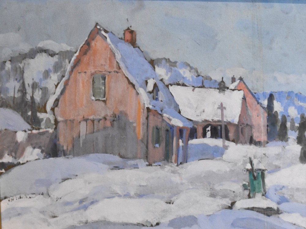 Pair of Canadian landscape paintings by Paul Alfred 1892-1959 View VI