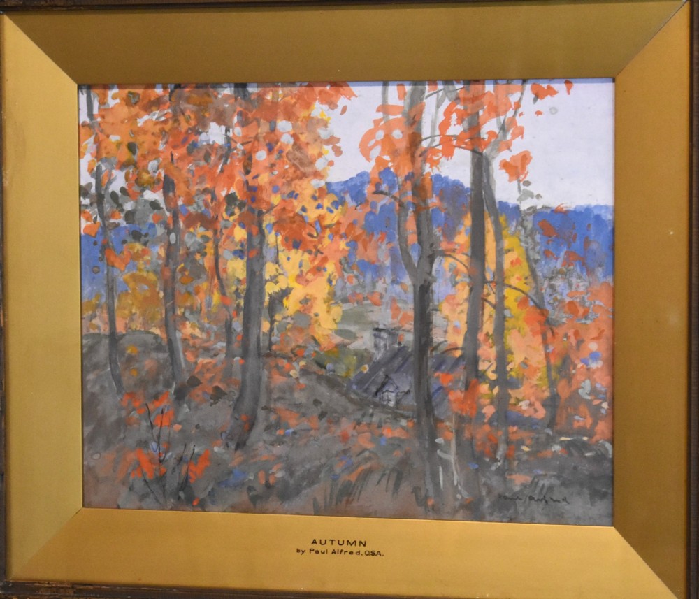 Pair of Canadian landscape paintings by Paul Alfred 1892-1959 View VII