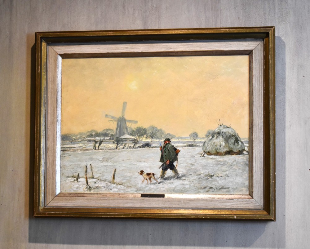 The Old Forester oil painting by Carl Pluckebaum 1880-1952