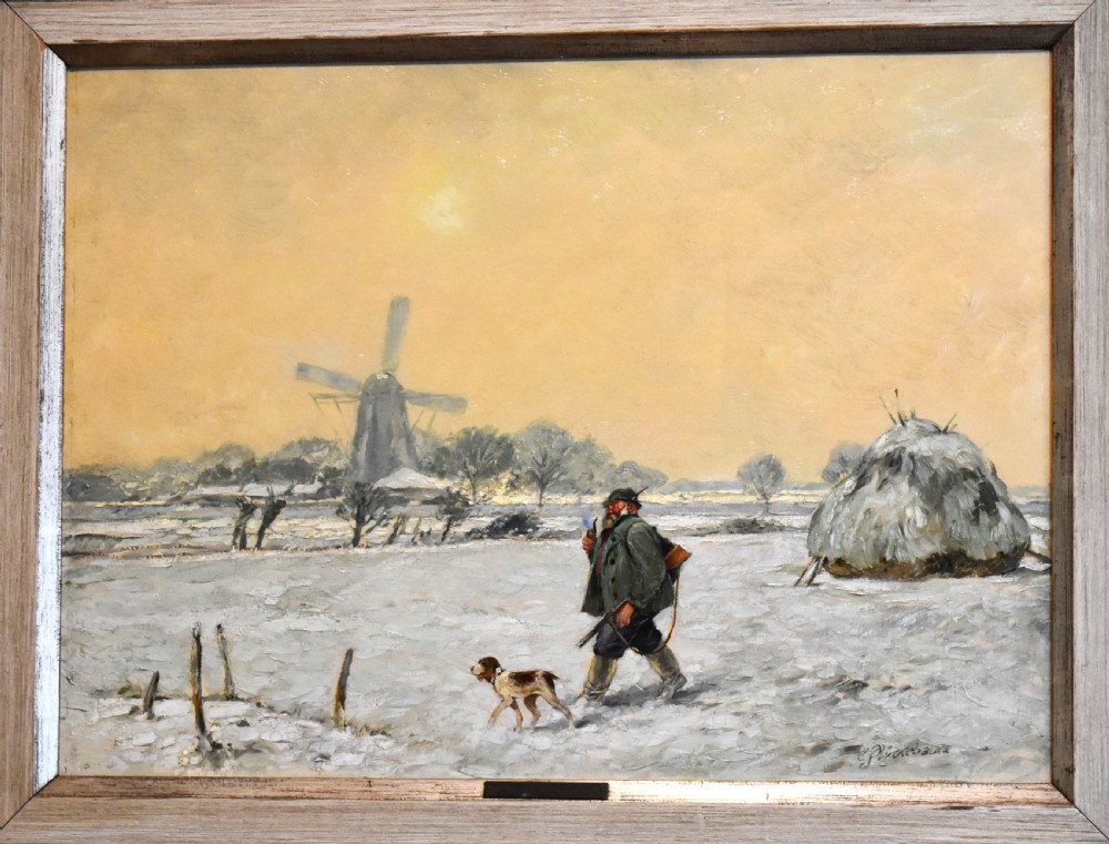 The Old Forester oil painting by Carl Pluckebaum 1880-1952 View III