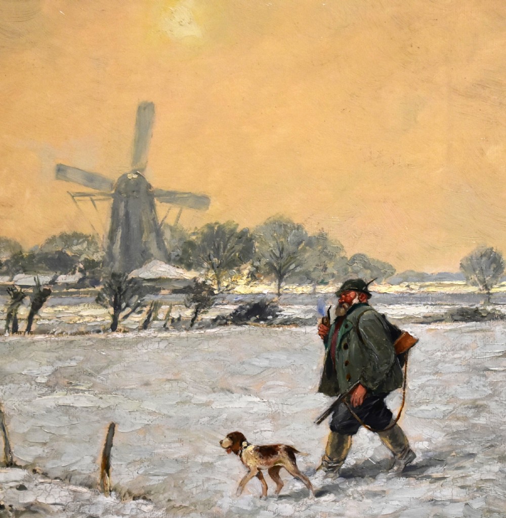 The Old Forester oil painting by Carl Pluckebaum 1880-1952 View V