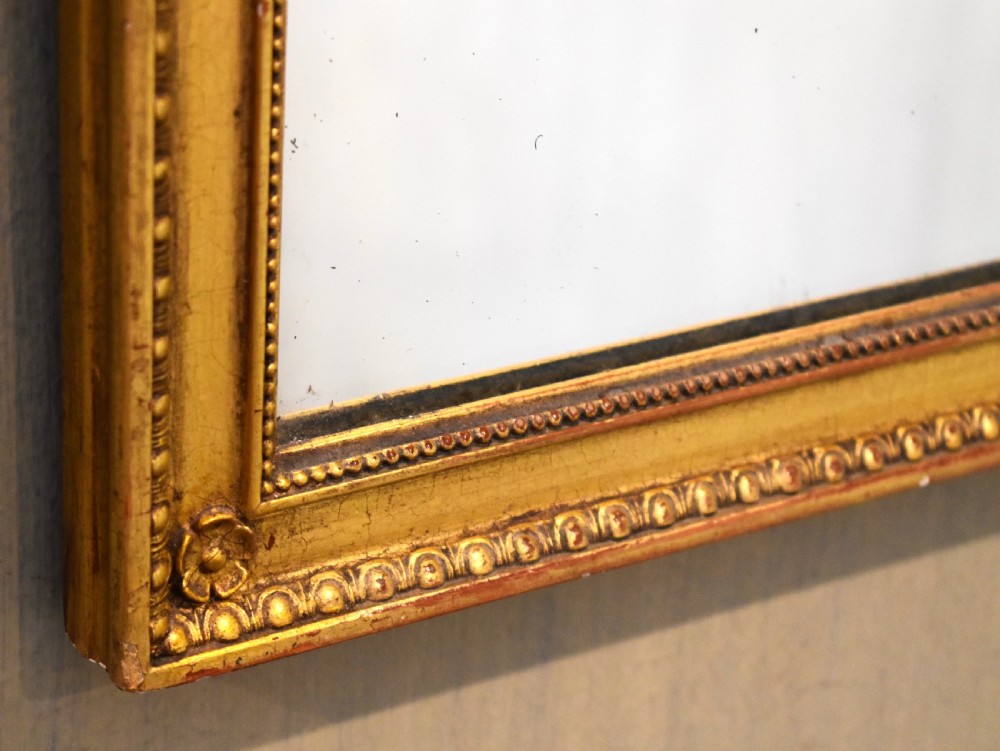 Fine Victorian gilt wall mirror View VI
