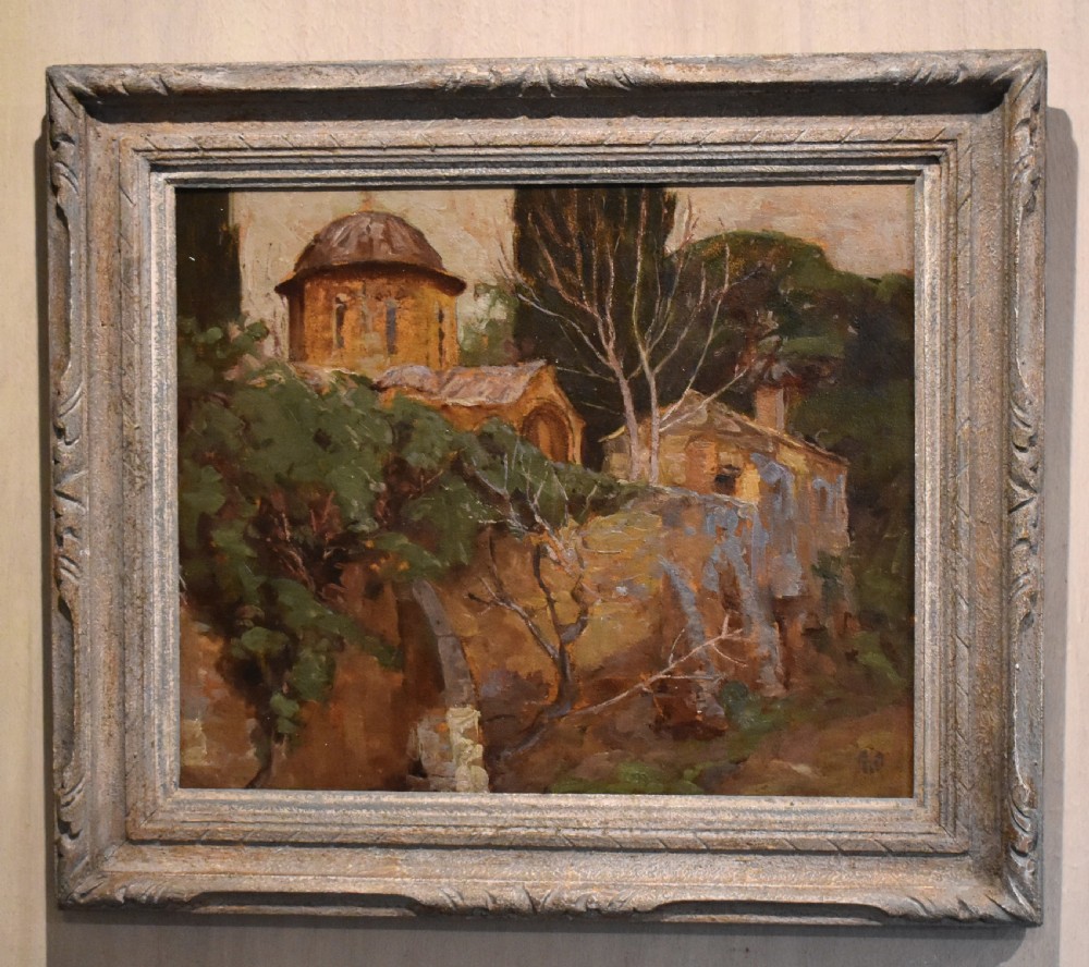 Church in Athens oil painting by Alfred Wolmark View II